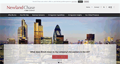 Desktop Screenshot of newlandchase.com